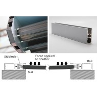 Rolling Hurricane Shutter | 63mm End Retention | Impact Rated | Custom Sizes